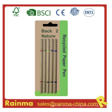 2 in 1 Paper Ball Pen and Highlighter